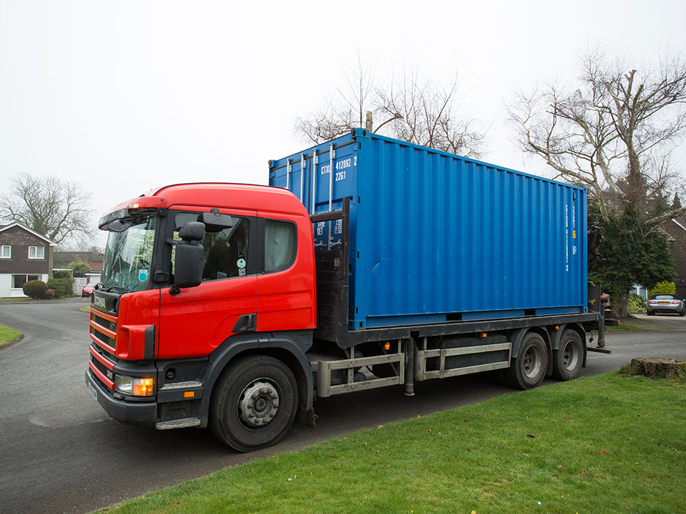 Container hire delivery