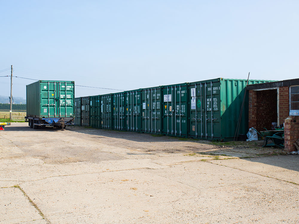 Self storage new containers