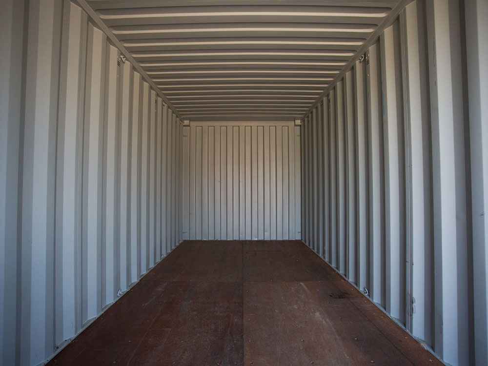 Storage container interior